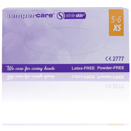 Nitrile Gloves Sempercare Skin2 - Extra Small x 200 - SemperMed