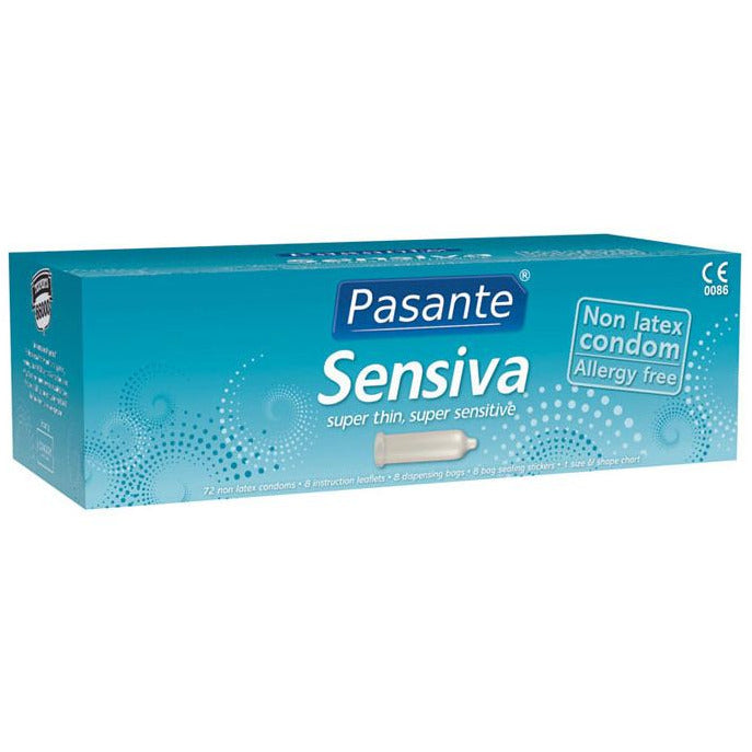 Pasante Non-Latex Sensiva Condom - Per 72 -