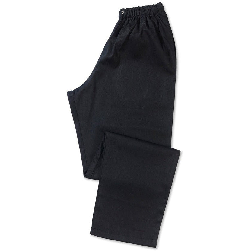 Black Chef's Trousers - Black -