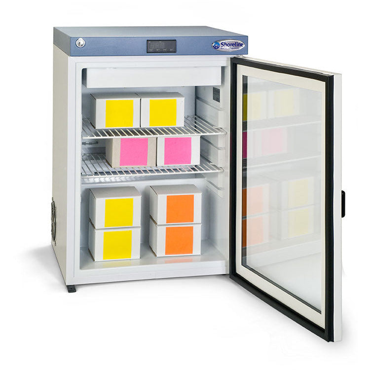 Shoreline Pharmacy Refrigerator Glass Door - 60 Litres