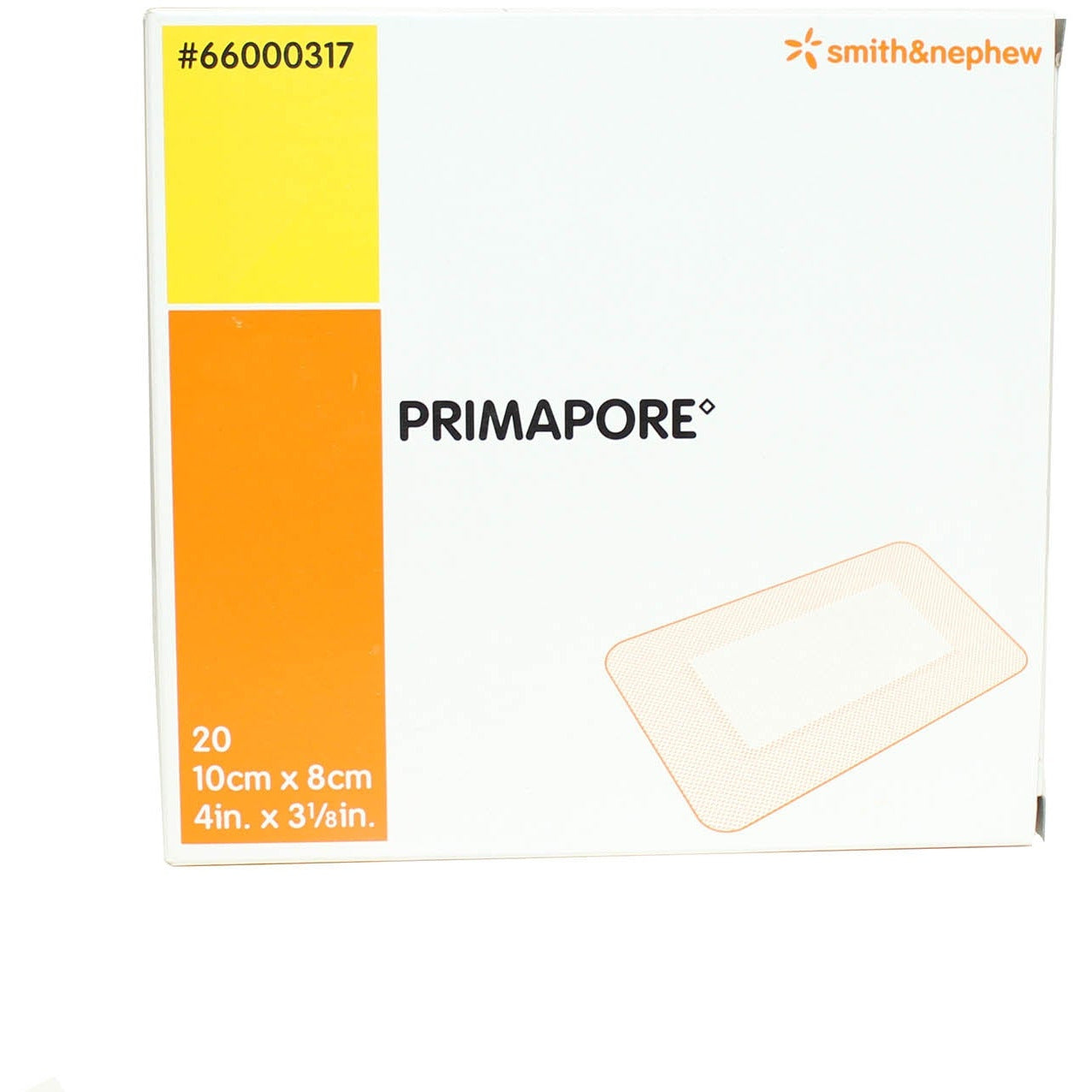 Primapore 10cm x 8cm per 20