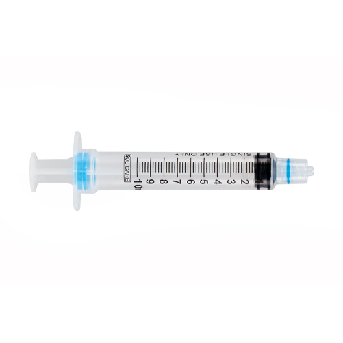 SOL-CARE 10ml Luer Lock Safety Syringe without Needle (Box 100) - SOL-Millenium