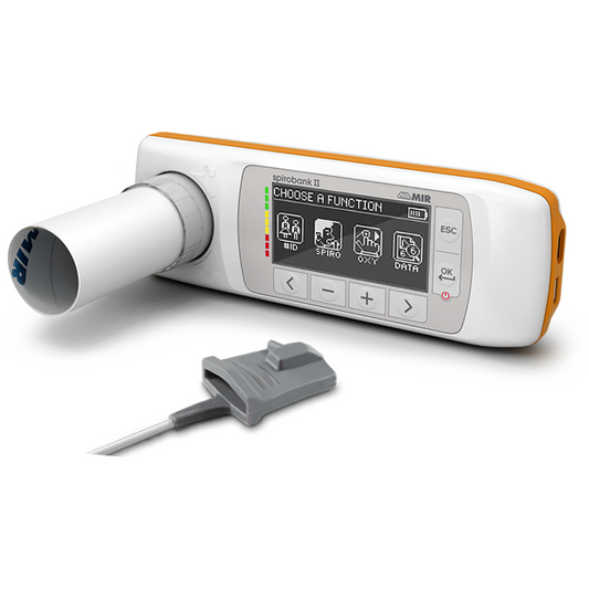 MIR Spirobank II Advanced Spirometer/Oximeter - Reusable Turbine x1