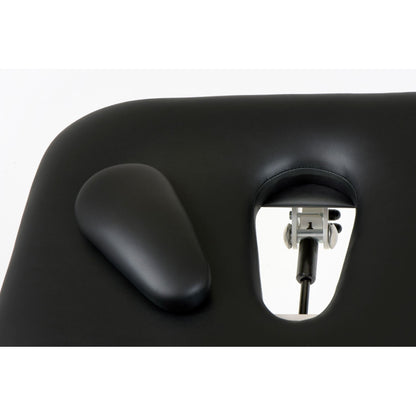 STABIL Komfort - 2-Section Electric / White Frame / Black Upholstery