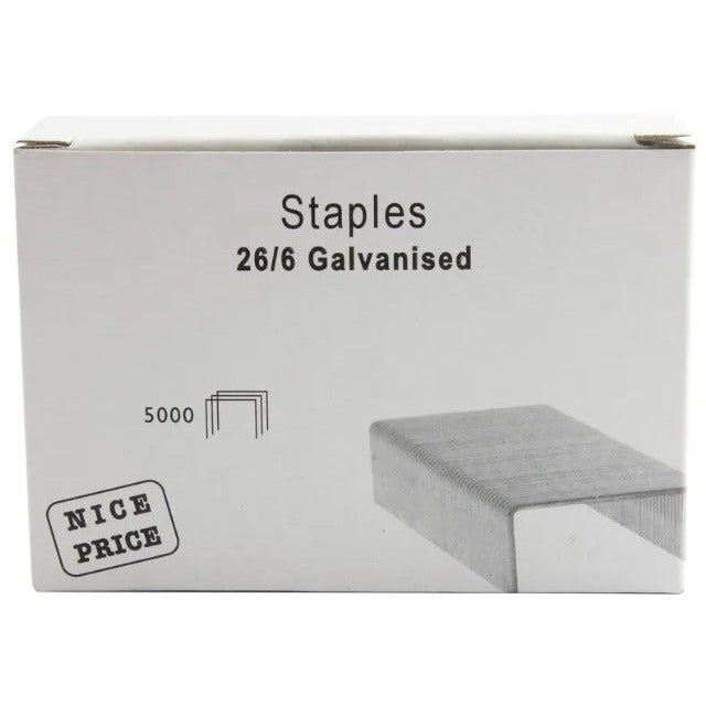 Staples 26/6 - Pack of 5000 - Vow