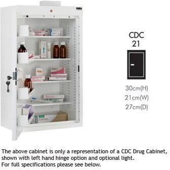 Sunflower CDC21 Cabinet with 1 shelf/1 tray/1 door with Light