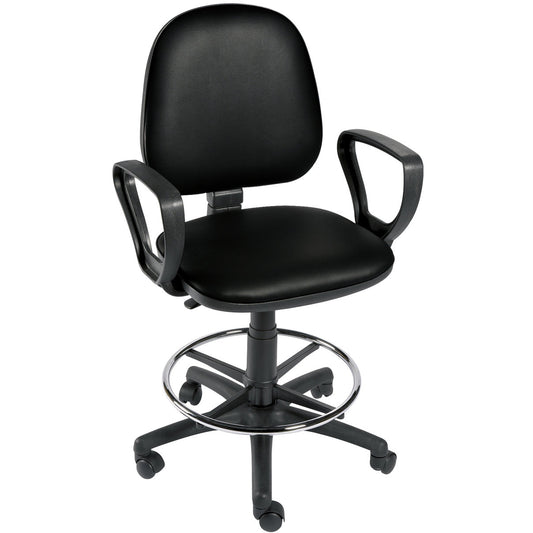 Sunflower Gas-Lift Chair with Arms and Foot Ring -