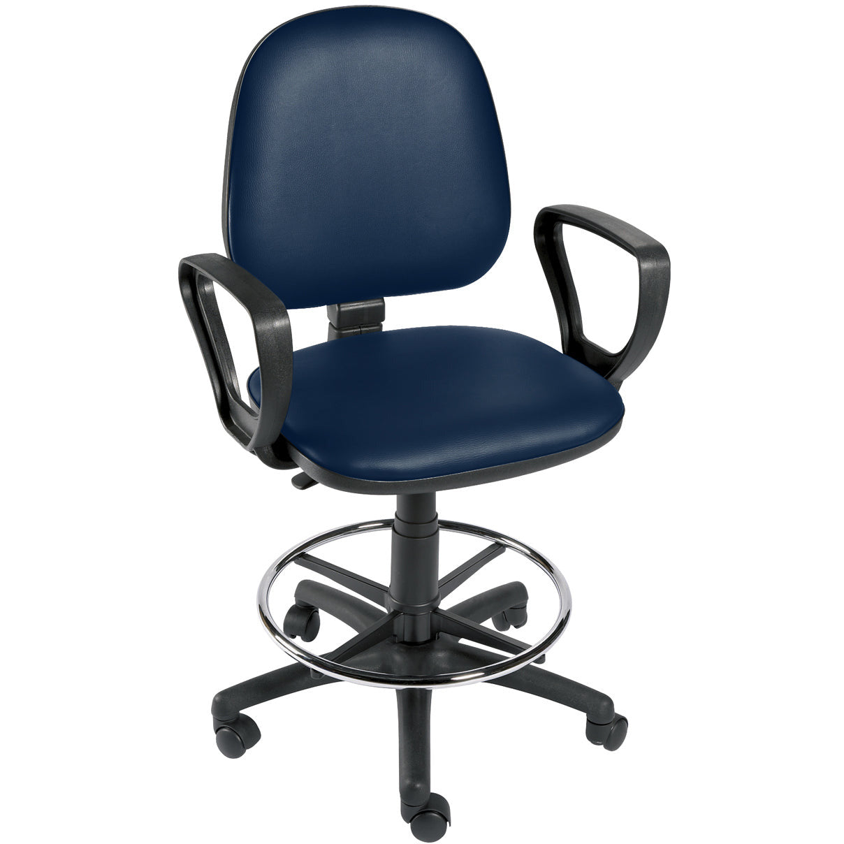 Sunflower Gas-Lift Chair with Arms and Foot Ring -