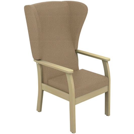 Sunflower Atlas High-Back Patient Chair with Wings - Intervene Upholstery -