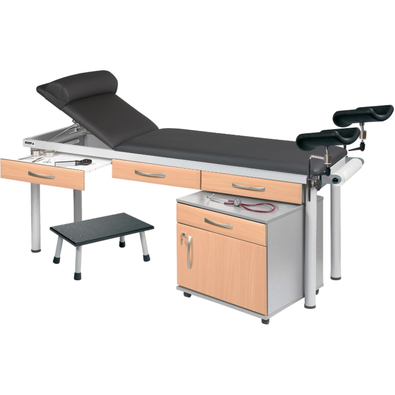 Practitioner Couch Option: Mobile Storage -