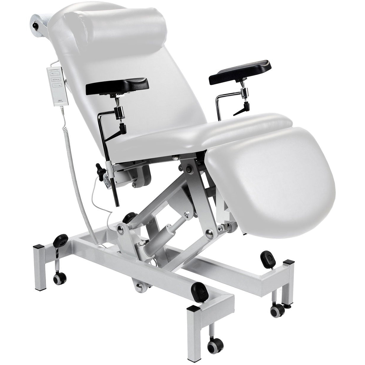 Sunflower Fusion Phlebotomy Chair with Electric-Assisted Sections & Tilting Seat - Electric -
