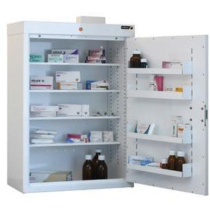 Sunflower Medicine Cabinet, 4 Shelves/4 Door Trays, one door