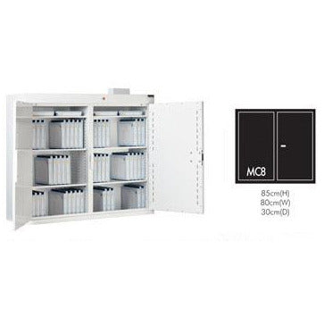 Sunflower Medicine Cabinet - 60 Nomad Cassettes, two doors