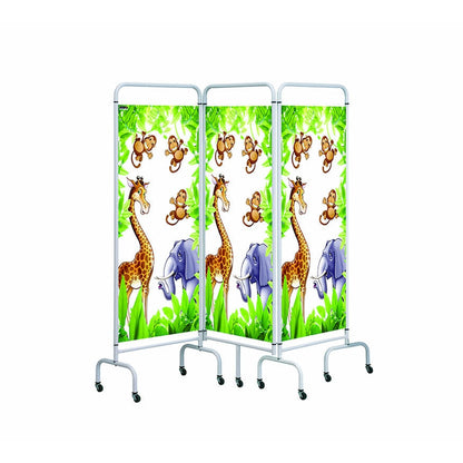 Sunflower Mobile Screen with Disposable Curtains - 5 Section