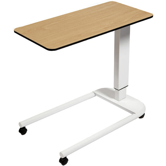 Sunflower Overbed Table with Parallel Base & Flat Laminate Top -