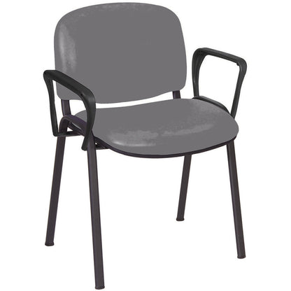 Sunflower Galaxy Visitor Chair with Arms - Anti-Bacterial Vinyl Upholstery