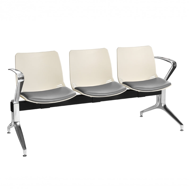 Sunflower Neptune Visitor 3 Seat Module (Shell) 2 Chrome Arms - Inter/vene Seat Pads -