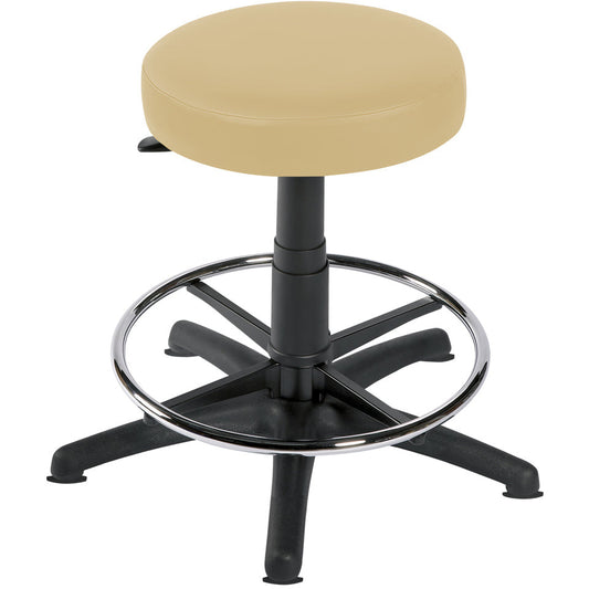Sunflower Gas-Lift Stool with Glides & Foot Ring -