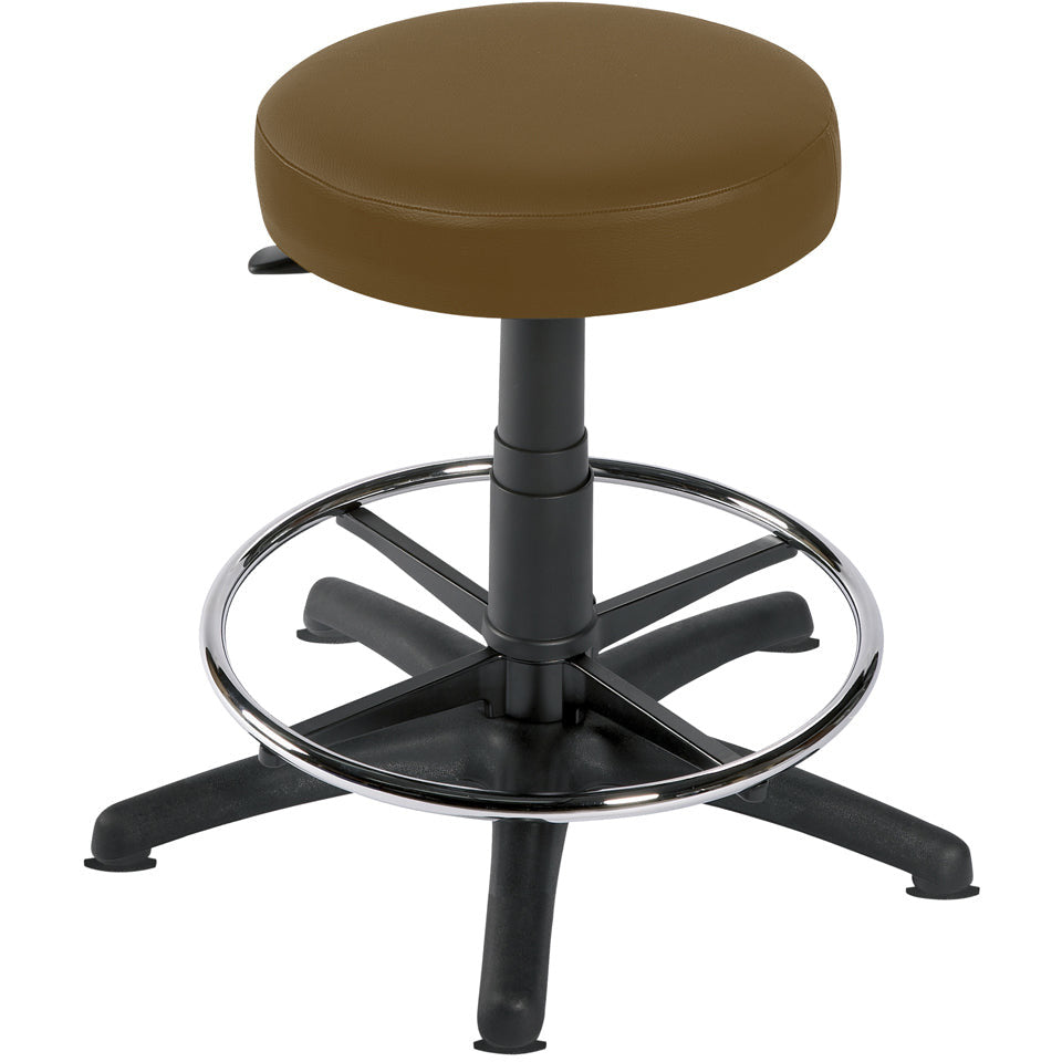 Sunflower Gas-Lift Stool with Glides & Foot Ring -