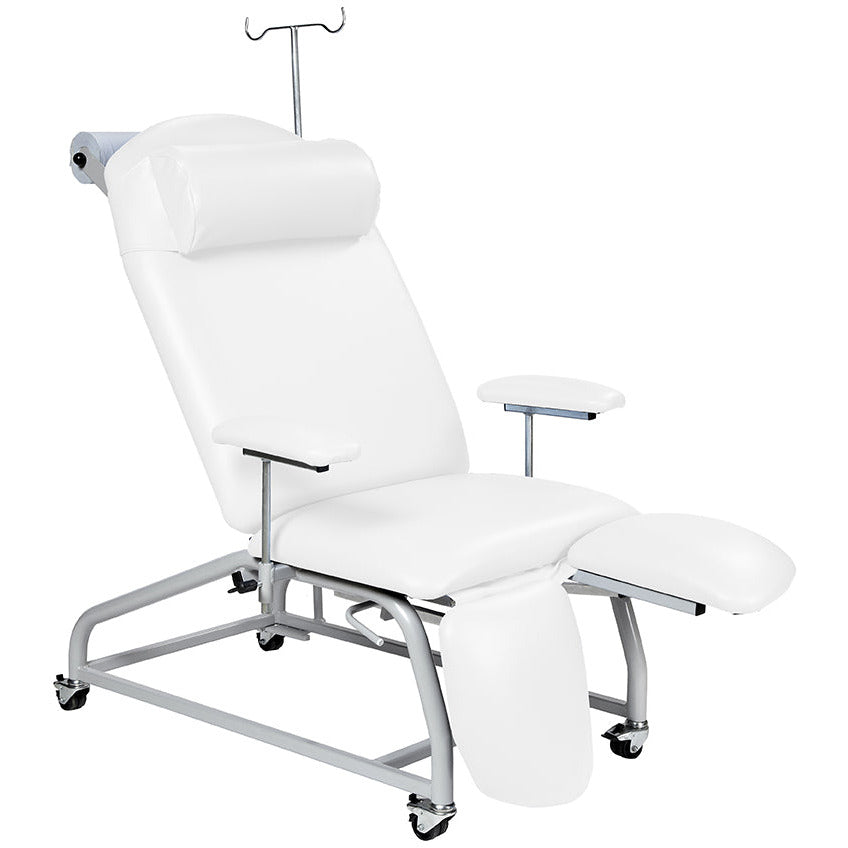 Sunflower Fixed Height Treatment Chair with Four Locking Castors -