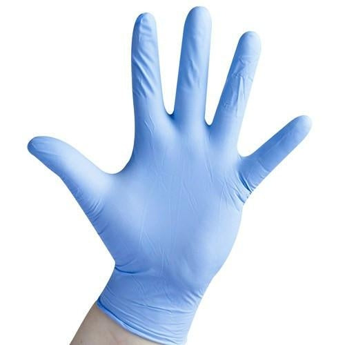 Supermax Blue Nitrile Examination Gloves - Box Of 100 - Medium - Discontinued