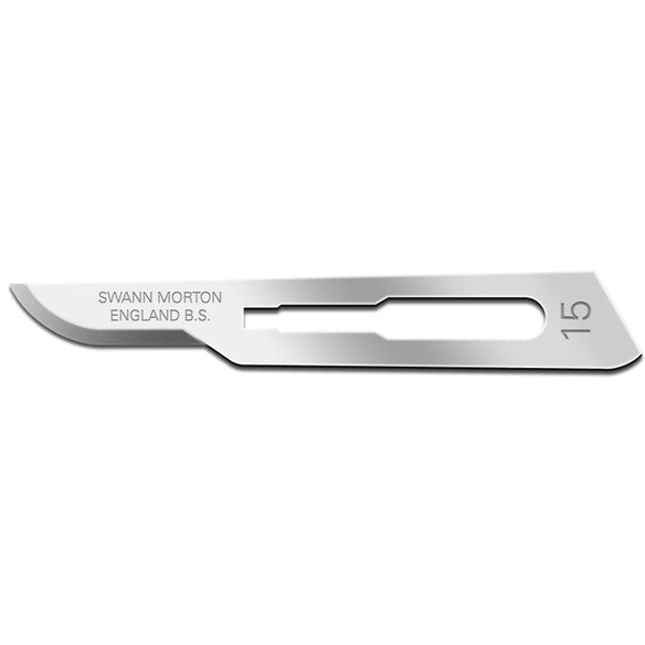 Blade No.15 Carbon Steel Non Sterile - Pack of 100 - Swann Morton