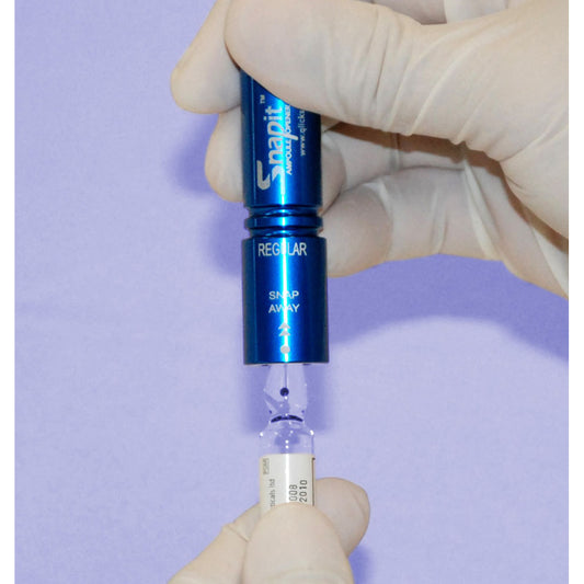 Qlicksmart SnapIT Ampoule Opener - Personal Regular - Blue - Swann Morton