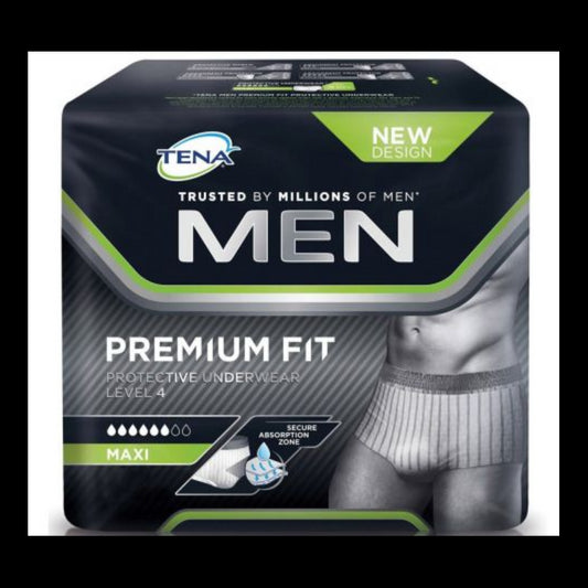Tena Men Premium Fit Underwear - Large - Pack of 8