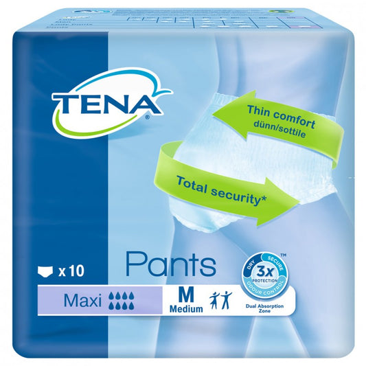 Tena Pants Maxi - Medium -10 Pack