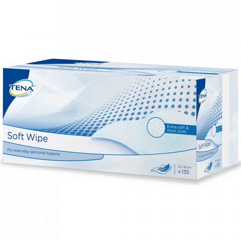 Tena Soft Wipes - 135 Pack - Tena