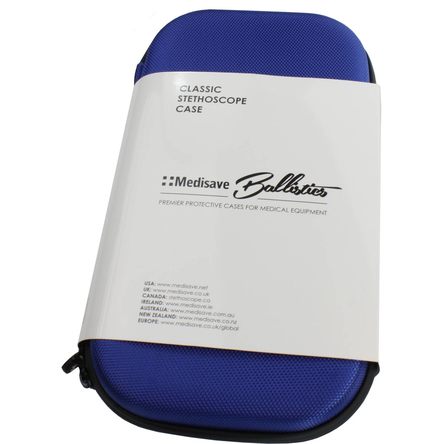 Medisave Ballistics Premium Classic Stethoscope Case - Royal Blue