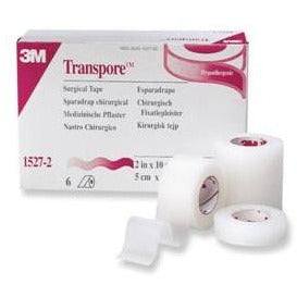 3M™ Transpore Surgical Tape 5cm x 9.14m - Box of 6