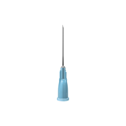 23G 1" (25mm) Needle (Short Blue) - Unisharp x 100
