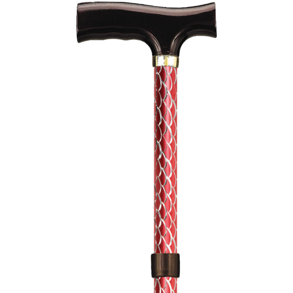 Folding Cane with Strap -