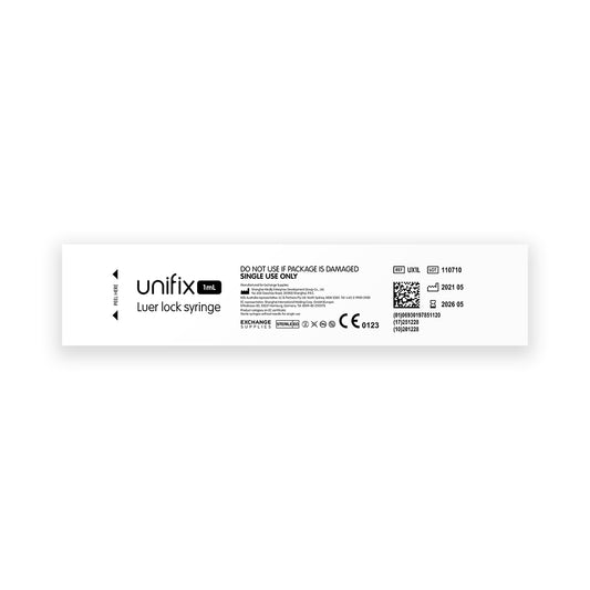 Unifix 1ml Luer Lock Syringe x100 - Exchange Supplies