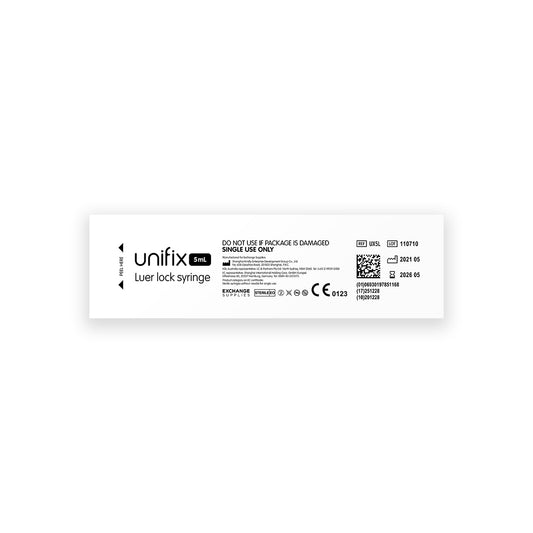Unifix 5ml Luer Lock Syringe x100 - Exchange Supplies