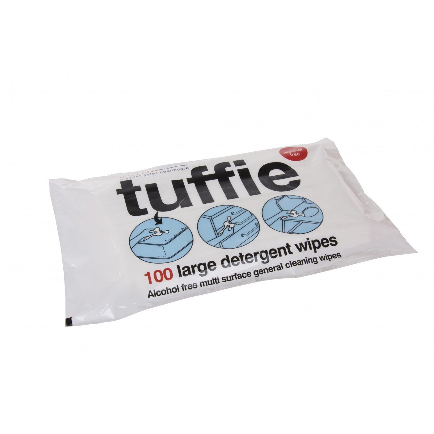Tuffie Detergent Multi Purpose Wipes – Flow Wrap - Clearance - 3S Healthcare