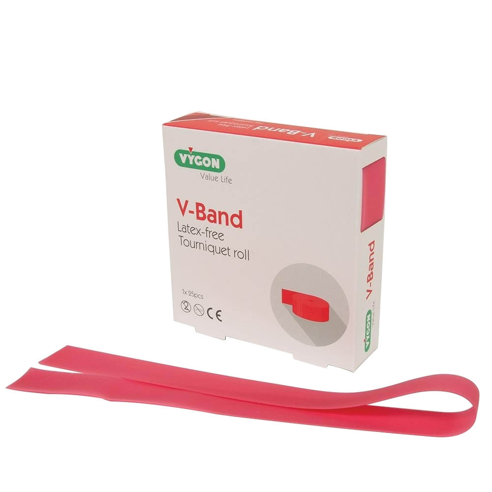 Red Rubber Toe Tourniquet 1 Metre - Merlin