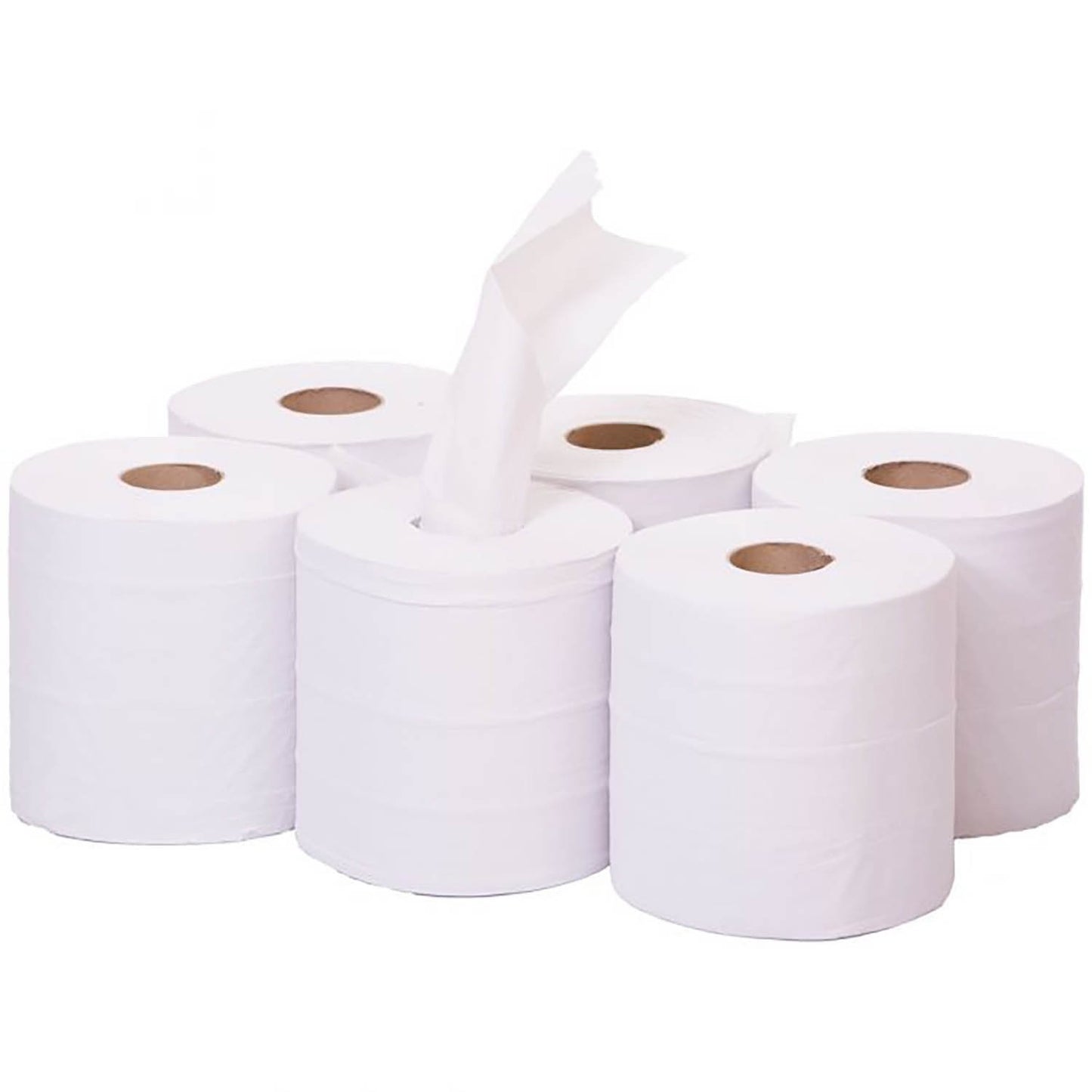 Essentials 1ply White Centre-Feed 300m x 190mm - Case of 6 - Northwood