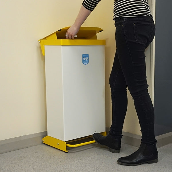 Nappy & Sanitary Bin – 80 Litre Capacity – Foot Pedal Operated - Wybone