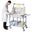 Sunflower Large Ward Drug & Dispensing Trolley with Dividers & Trays