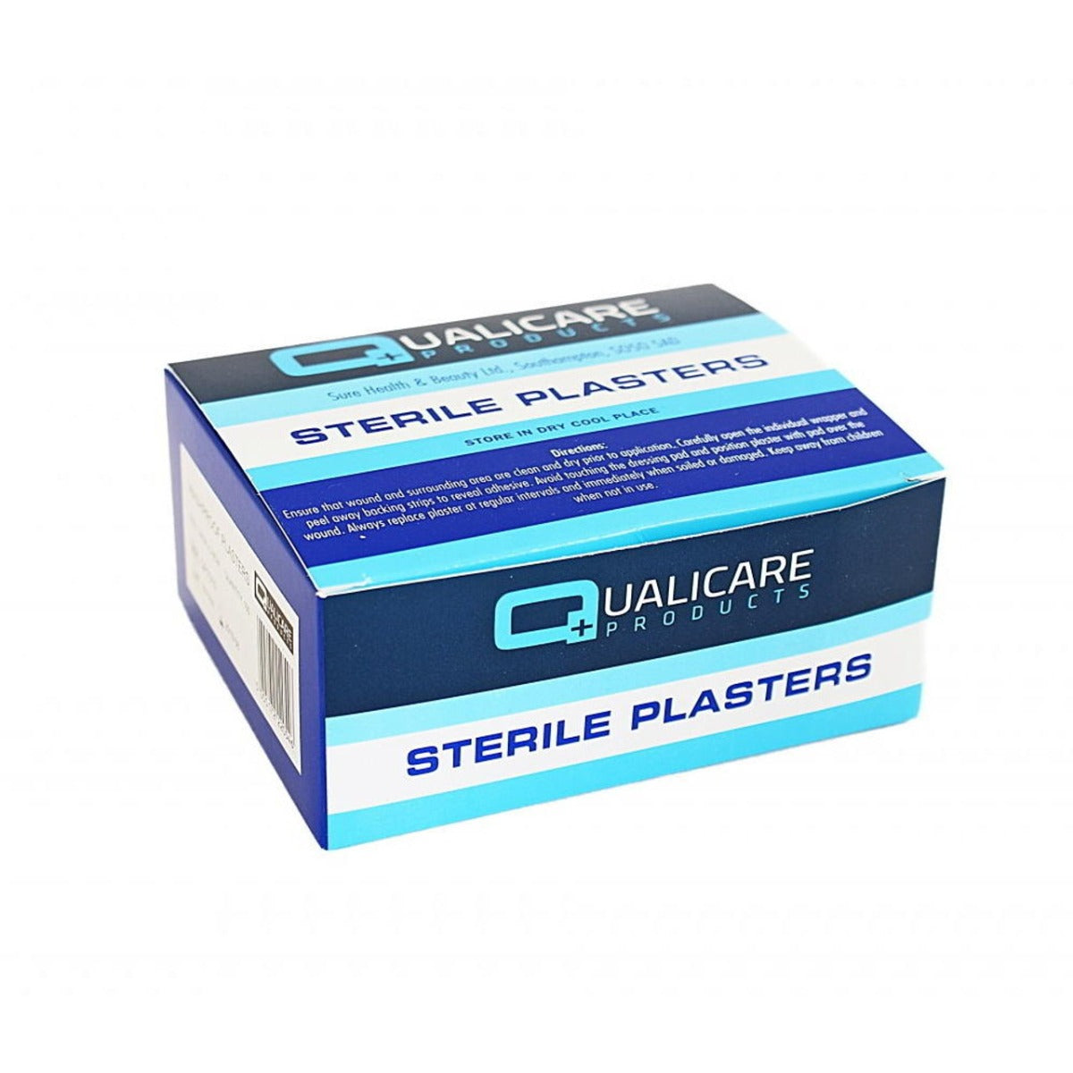 Blue Detectable Sterile Plasters 7.2Cm X 2.5Cm (100) - Medisave UK