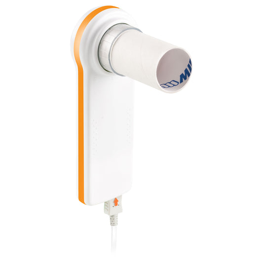MIR Minispir Spirometer/Oximeter & 100 Disposable Turbines