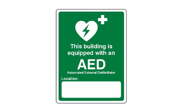 Aed Unit Sign AED Defibrillator Signs – Medisave UK
