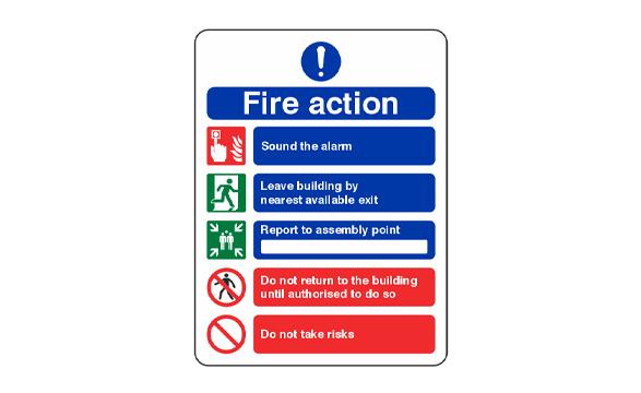 Buy Fire Action Notices from Medisave