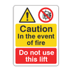 Lift Safety Signs