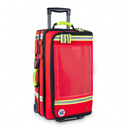 Emerair's Trolley Emergency Respiratory Bag - Red Polyamide - 