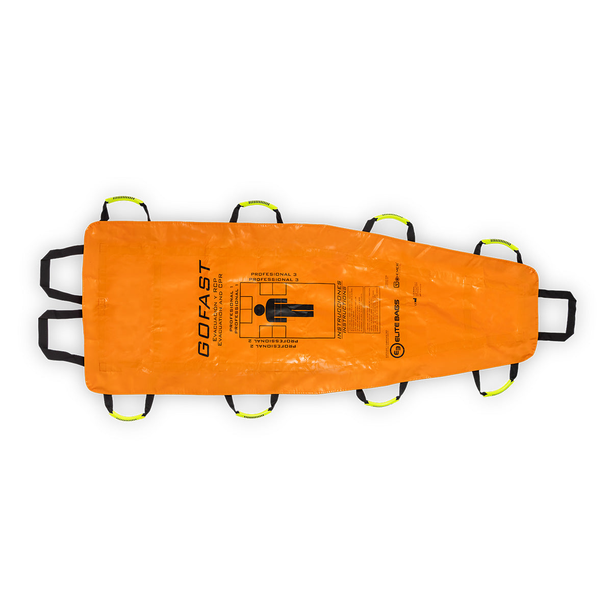 GOFAST Foldable Evacuation and CPR Stretcher - 