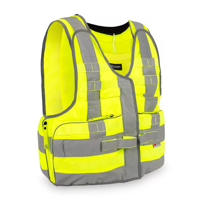 High-visibility technical vest with 3M™ reflective strips – Medisave UK
