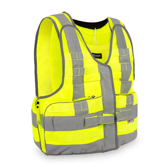 High-visibility technical vest with 3M™ reflective strips - 